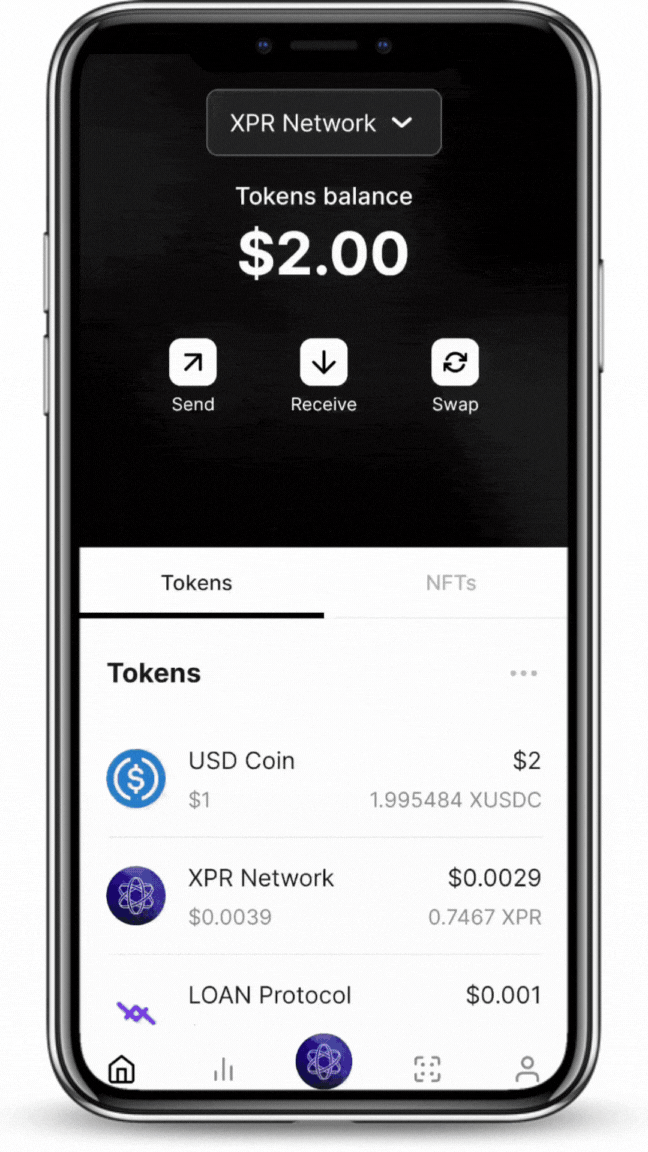 How to send crypto with memo.gif