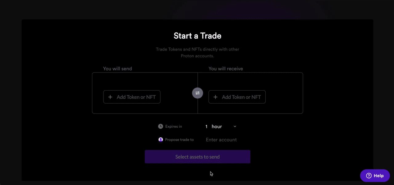 How do I start a trade with Proton OTC_.gif